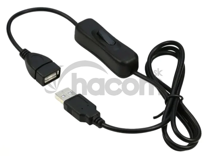 PremiumCord predlž. s vyp. USB M/F 1m