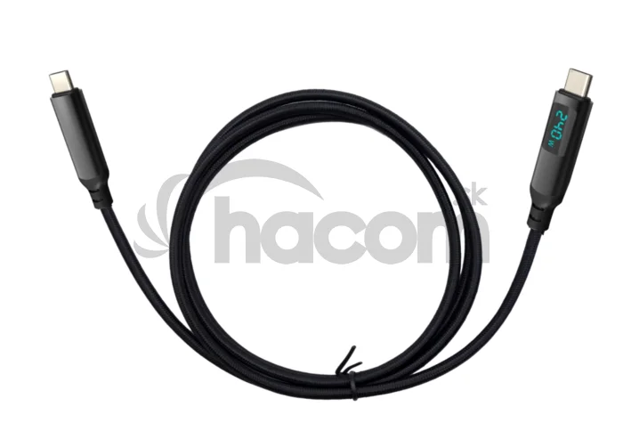 i-tec Thunderbolt 4/USB4 Class Pro Cable 240W s LCD (40Gbps, 150cm)