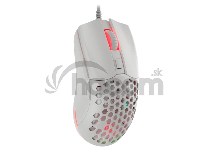 Genesis herná optická myš KRYPTON 750/RGB/8000 DPI/Herná/Optická/8 000 DPI/Drôtová USB/Biela