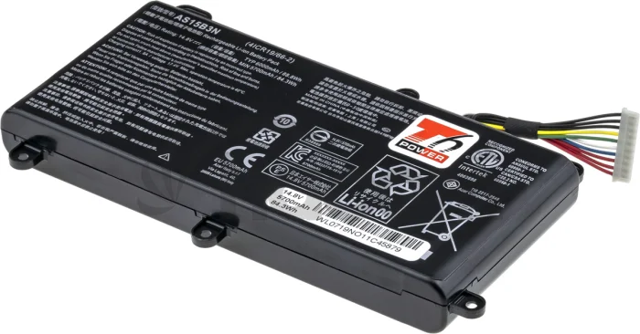 Batéria T6 Power pre Acer Predator 15 G9-591, G9-592, 17 G9-791, G9-792, 6000mAh, 88Wh, 8cell