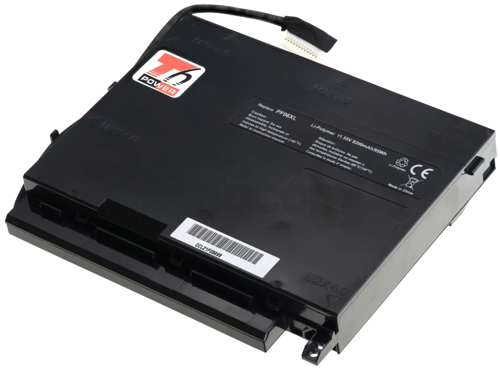 Batéria T6 Power pre HP Omen 17-w100, 17-w200 GTX 1060/1070 serie, 8200mAh, 95Wh, 6cell, Li-pol