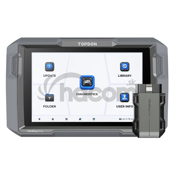 TOPDON diagnostické zariadenie UltraDiag Moto/RAM 2GB/10000mAh/Android/12V DC/4jadrový procesor