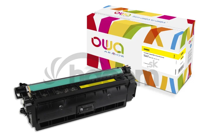 OWA Armor toner kompatibilný s Canon CRG-040H Y, 10000st, žltá/yellow