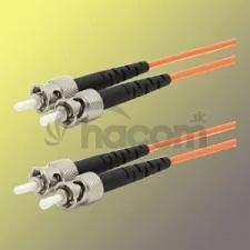 Optický patchkábel duplex ST-ST, 50/125 um MM, 50m, OM2
