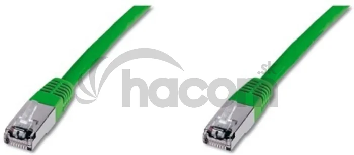 Patchkábel S/FTP, Cat6, 2xRJ45, 3m zelený