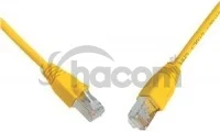 Patchkábel S/FTP, Cat6, 2xRJ45, 10m žltý