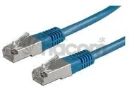 Patchkábel S/FTP, Cat6, 2xRJ45, 3m modrý