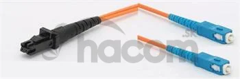 Optický patchkábel duplex MTRJ-SC 50/125 um MM, 10m, OM2