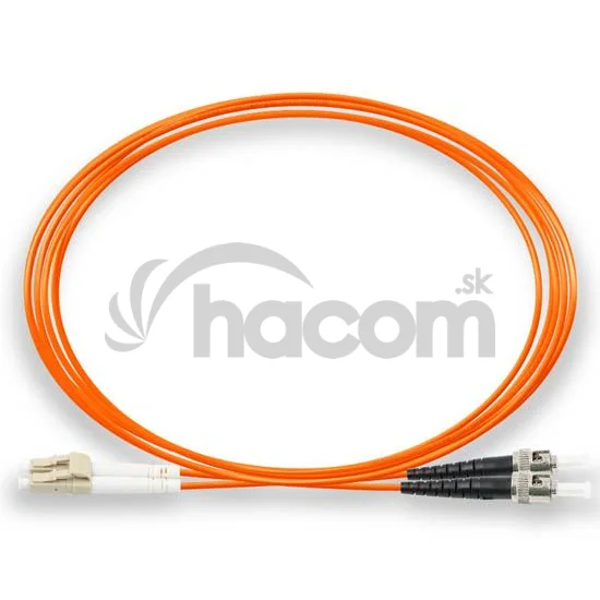 Optický patch cord Duplex LC-ST 50/125 30m MM OM4