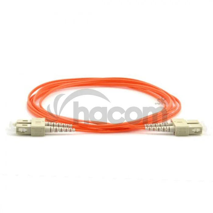 Optický patch cord duplex SC-SC 50/125 10m MM OM4