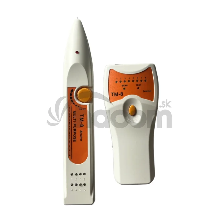W-Star Tester UTP káblov WSTM8, RJ45, RJ11, sonda, akustická hľadačka