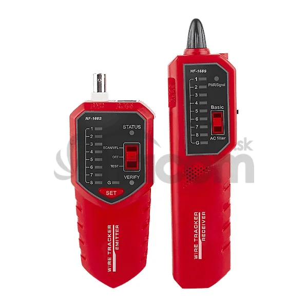 W-Star Tester káblov RJ45 WSNF168S, UTP/STP, BNC, detektor káblov