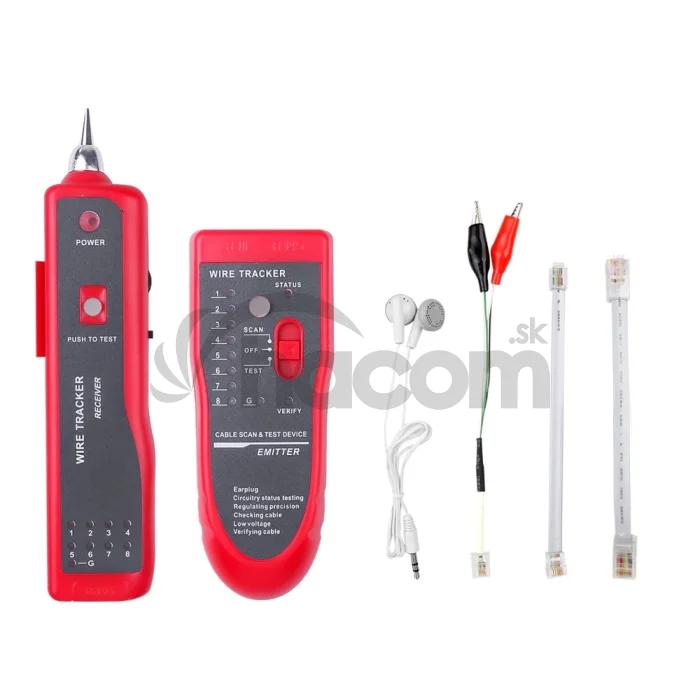 W-Star Tester káblov UTP WS828 RJ45, RJ11, detektor káblov