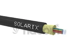 DROP1000 kábel Solarix 24vl 9/125 4,0mm LSOH Eca čierny SXKO-DROP-24-OS-LSOH, cena za meter