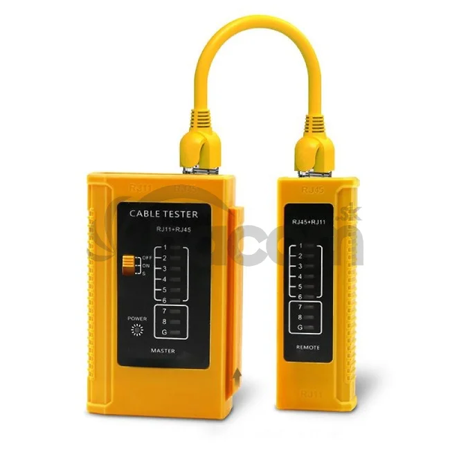 W-Star Tester káblov WS468OG RJ45 RJ11 STP Cat5e Cat7 oranžový
