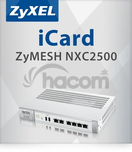 ZYXEL E-icard to enable ZyMesh funkcia na NXC2500