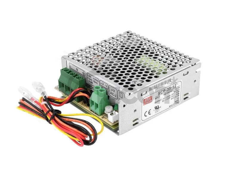 MEANWELL SCP-35-24, Priemyselný spínaný zdroj s funkciou nabíjačky (UPS) 35W 24V