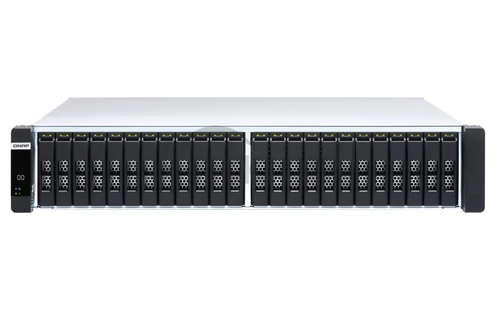 QNAP ES2486AFdc-2142IT-128G (all-flash NAS, duálny radič, 2x Xeon, 2x 64GB RAM, 24x 2,5" U.2/U.3)