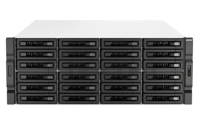 QNAP TS-h3087XU-RP-E2378-64G (Xeon 4,8GHz, ZFS, 64GB ECC RAM, 24x 3,5" + 6x2,5", 2x 2,5GbE, 2x10GbE)