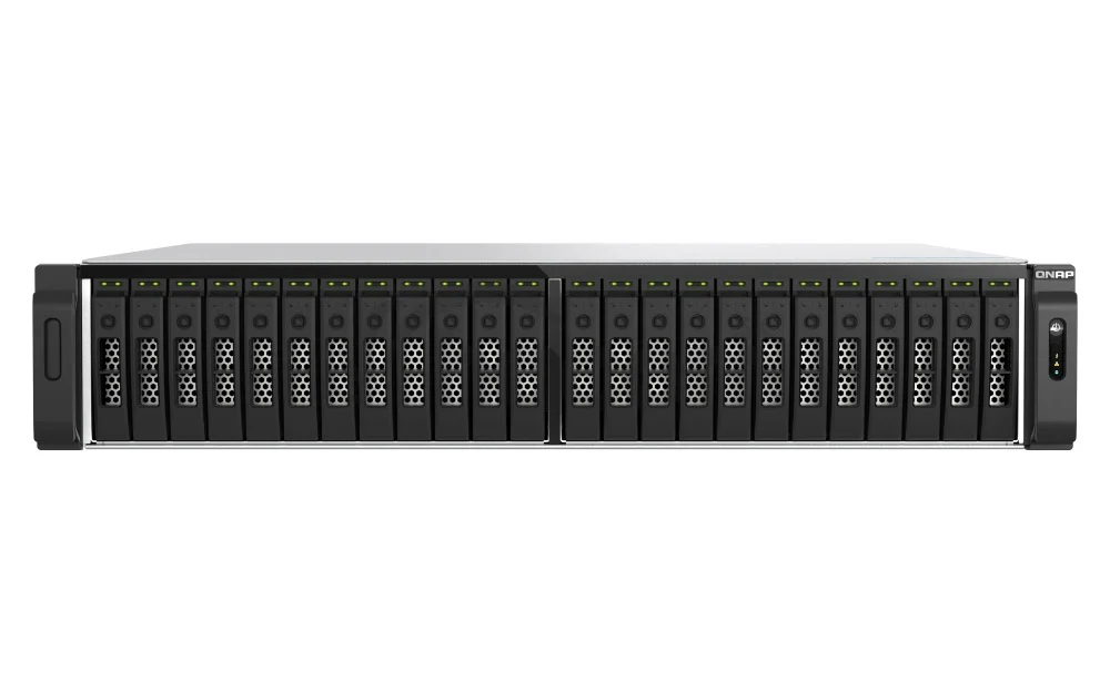QNAP TS-h3077AFU-R7-64G (Ryzén Pro 5,3GHz, ZFS, 64GB DDR5 RAM, 30x 2,5" SATA, 2x 2,5GbE, 2x 10GbE)