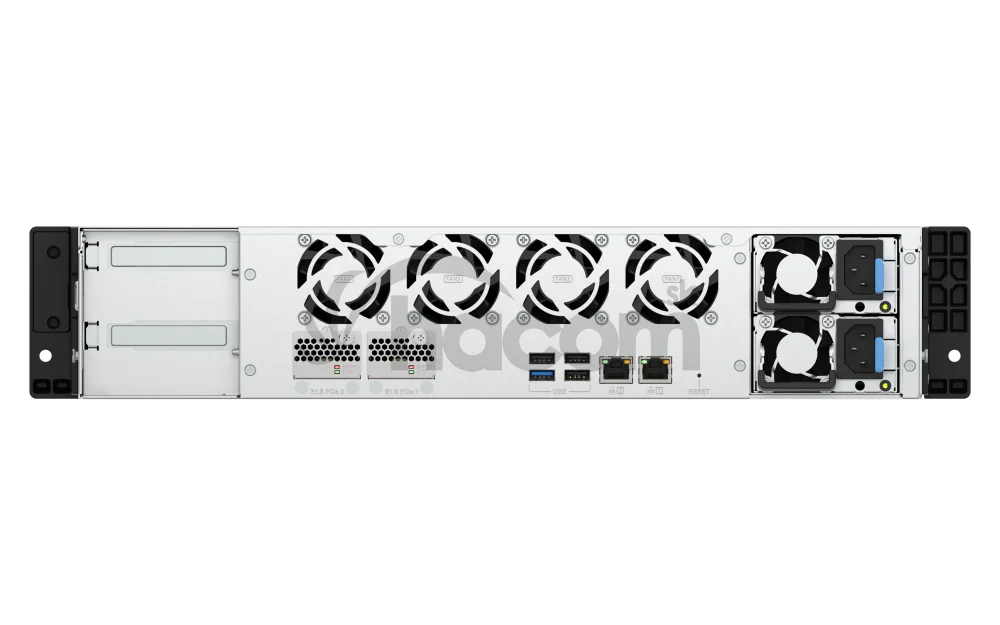 QNAP TS-h1065eU-RP-8G (Intel 4core, ZFS, 8GB DDR5 RAM, 8x SATA + 2x E1.S, 1x PCIe, 2x 2,5GbE)