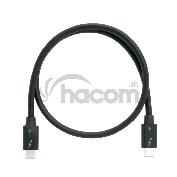 QNAP CAB-TBT4-0M5, Thunderbolt 4 Passive 40Gb/s 0.5m USB Type-C Cable