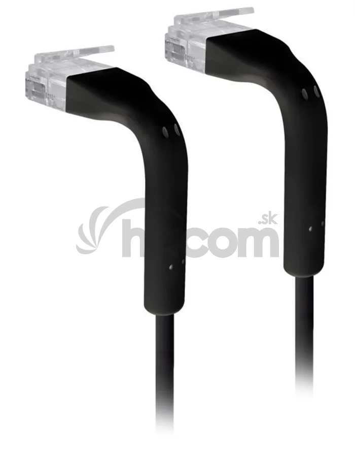 Ubiquiti U-Cable-Patch-RJ45-BK-50, Ethernet Patch Kábel, 0,1m (0,22m s konektormi), Cat6, čierny (50ks)