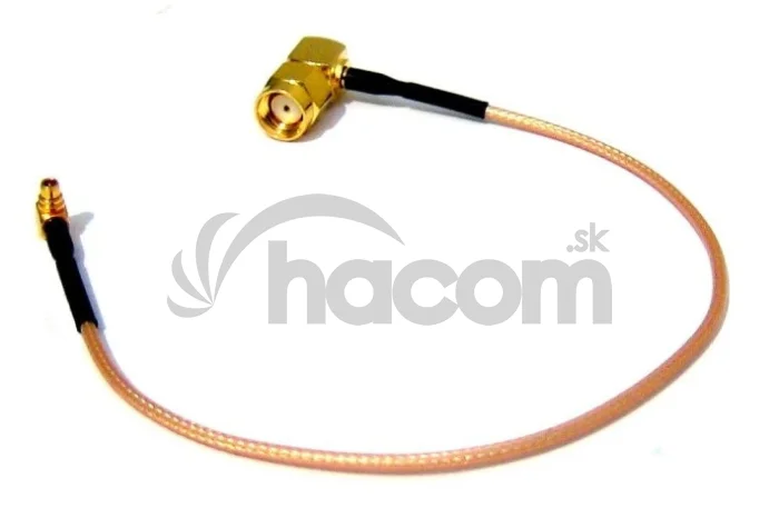 pigtail 25cm RG316 MMCX - RSMA male 90° uhlový