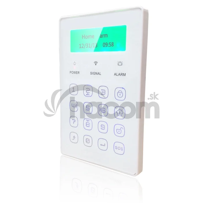 iGET SECURITY P13 - externá bezdrôtová klávesnica s LCD displejom pre alarm M3B a M2B