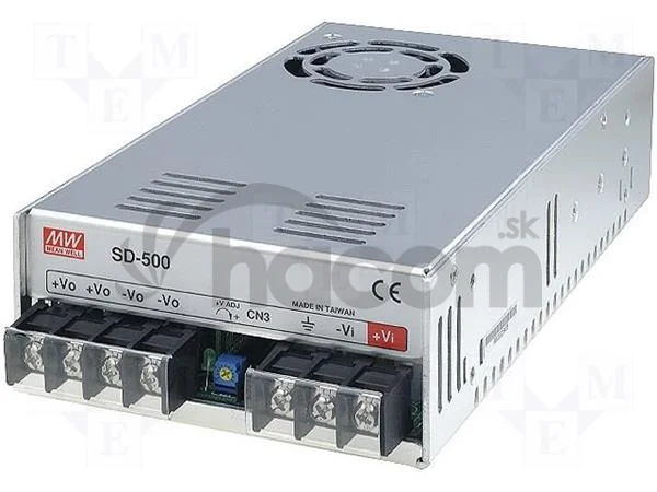 MEANWELL - SD-500L-48 - DC/DC menič napätia uzavretý 504W z 19-72V na 48V