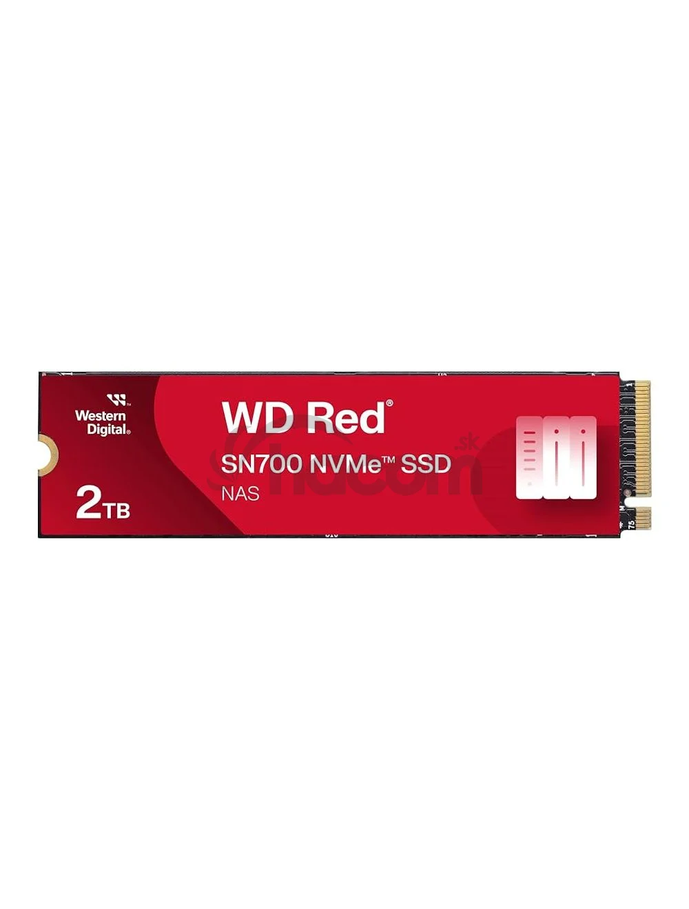 QNAP WD, SSD, Red SN700, PCIe NVMe Gen3, M.2 2280, 2TB, WDS200T1R0C