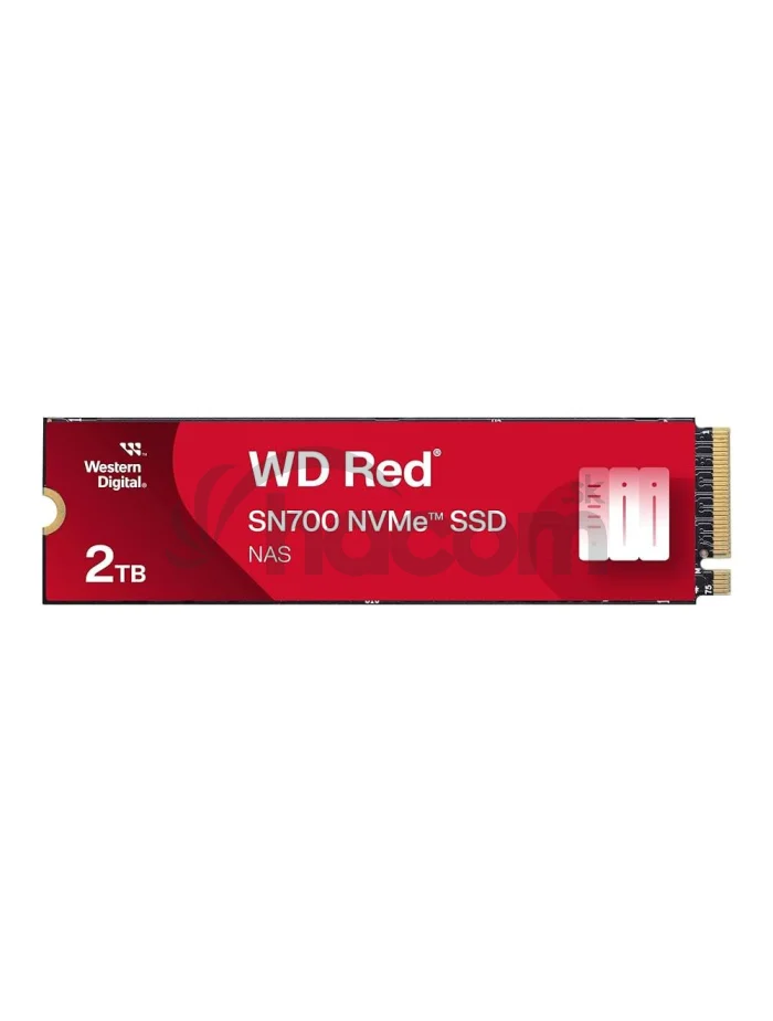 QNAP WD, SSD, Red SN700, PCIe NVMe Gen3, M.2 2280, 2TB, WDS200T1R0C