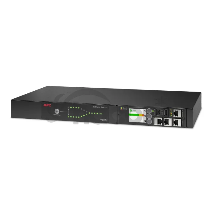 RACK ATS, 230V, 16A, (2) IEC 309 in, (1) IEC 309 out