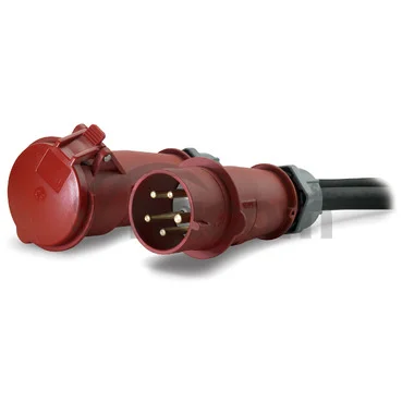 In-Line Current Meter, 32A, 230V, IEC309-32A 3-PH, 3P+N+G
