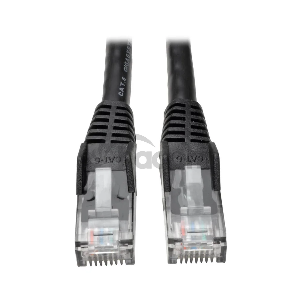 Ethernetový kábel Cat6 Gigabit Snagless Molded (UTP) (RJ45 Samec/Samec), čierna, 4.57m