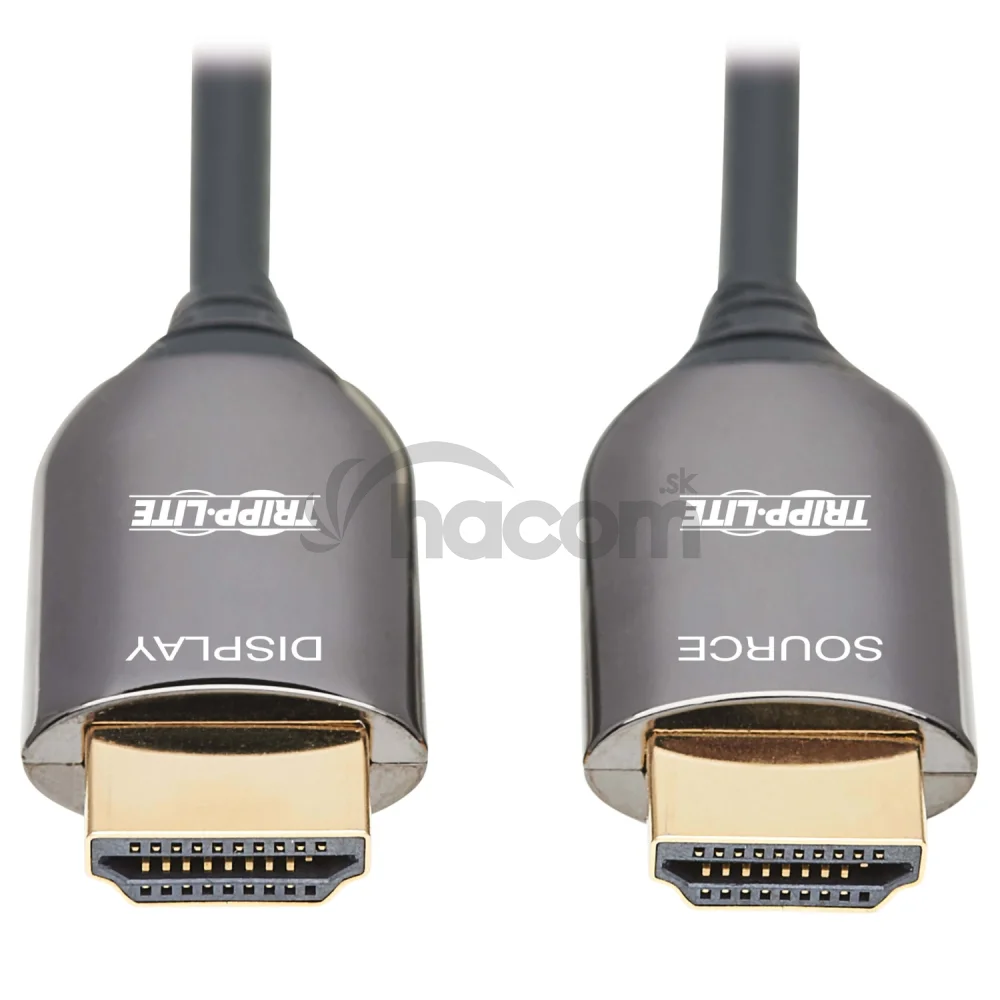 Kábel optický aktívny (AOC) Plenum-Rated HDMI, 8K UHD 60Hz, HDR, Samec/Samec, čierna, 15m