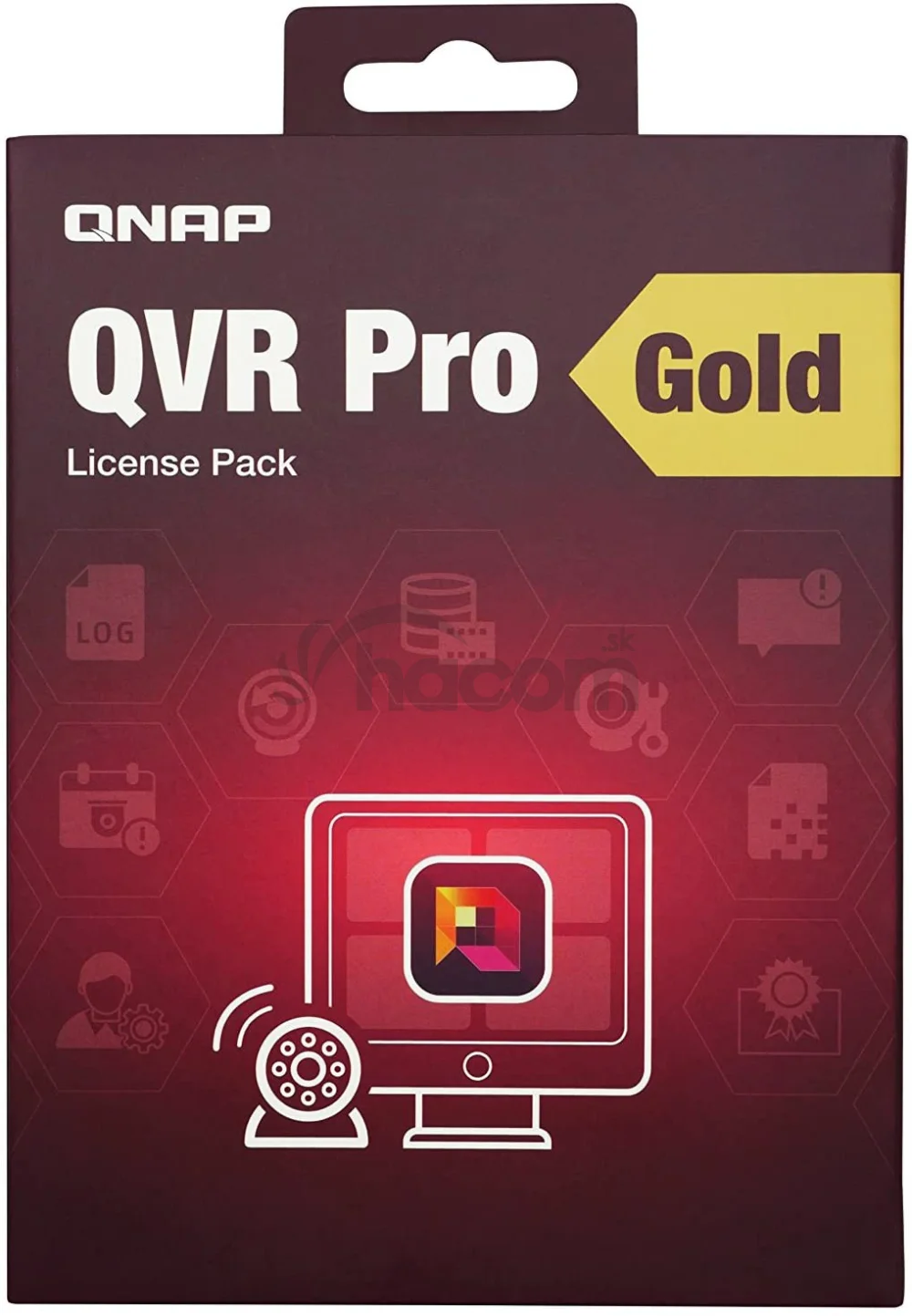 QNAP LIC-SW-QVRPRO-GOLD-EI - QNAP QVR Pro License - 8 ďalších kamier a neobmedzené prehrávanie