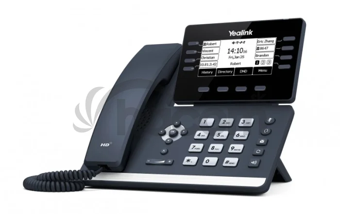 Yealink SIP-T53W IP. Tel., PoE, 3,7 bar. LCD, 8 prog. tl