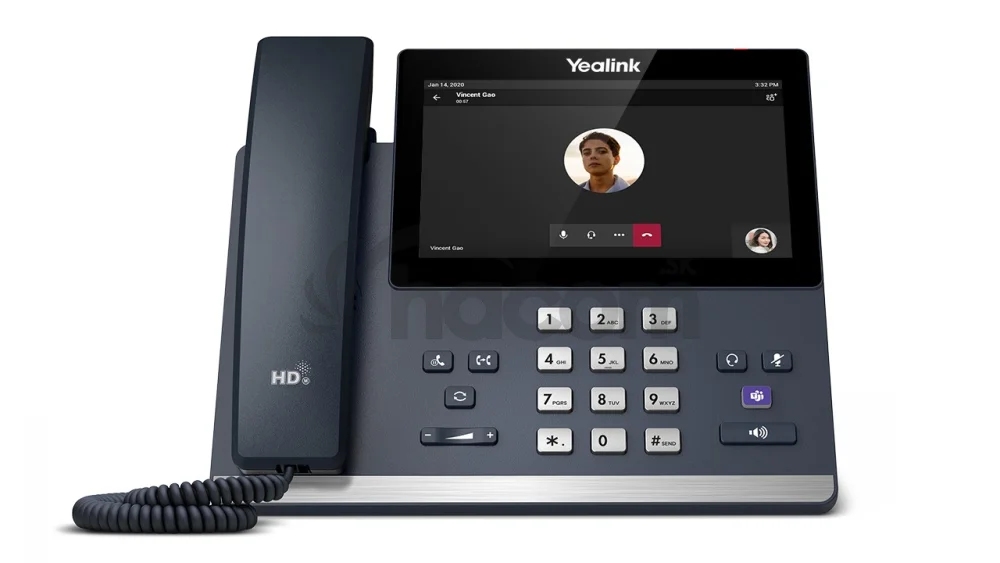 Yealink MP56 E2 IP tel., PoE, 7" bar. dotyk. LCD, Teams