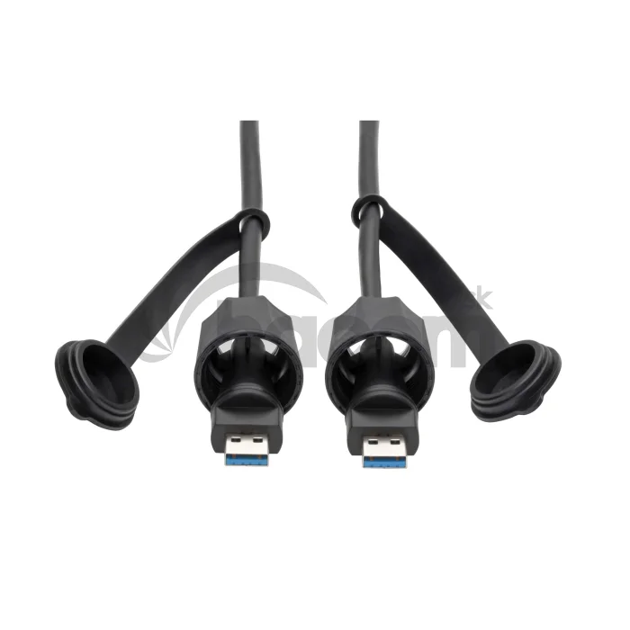 Kábel USB-A/USB-A, SuperSpeed, USB 3.0/3.1, odolný IP68, tienený, (Samec/Samec), 1.83m