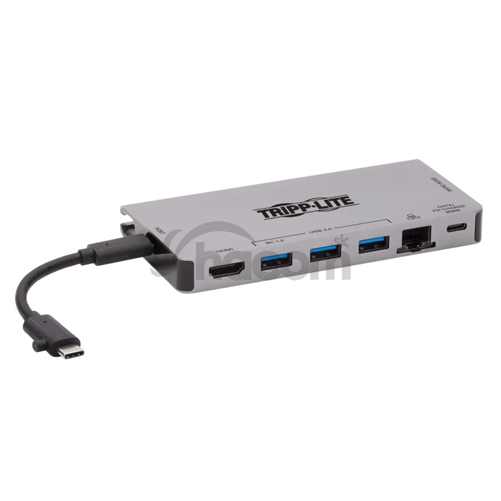 Dokovacia stanica USB-C/HDMI, USB 3.2 Gen 1, USB-A, GbE, pamäťová karta, 100W nabíjanie odpoj.kábel