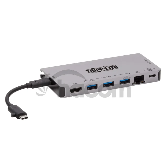 Dokovacia stanica USB-C/HDMI, USB 3.2 Gen 1, USB-A, GbE, pamäťová karta, 100W nabíjanie odpoj.kábel