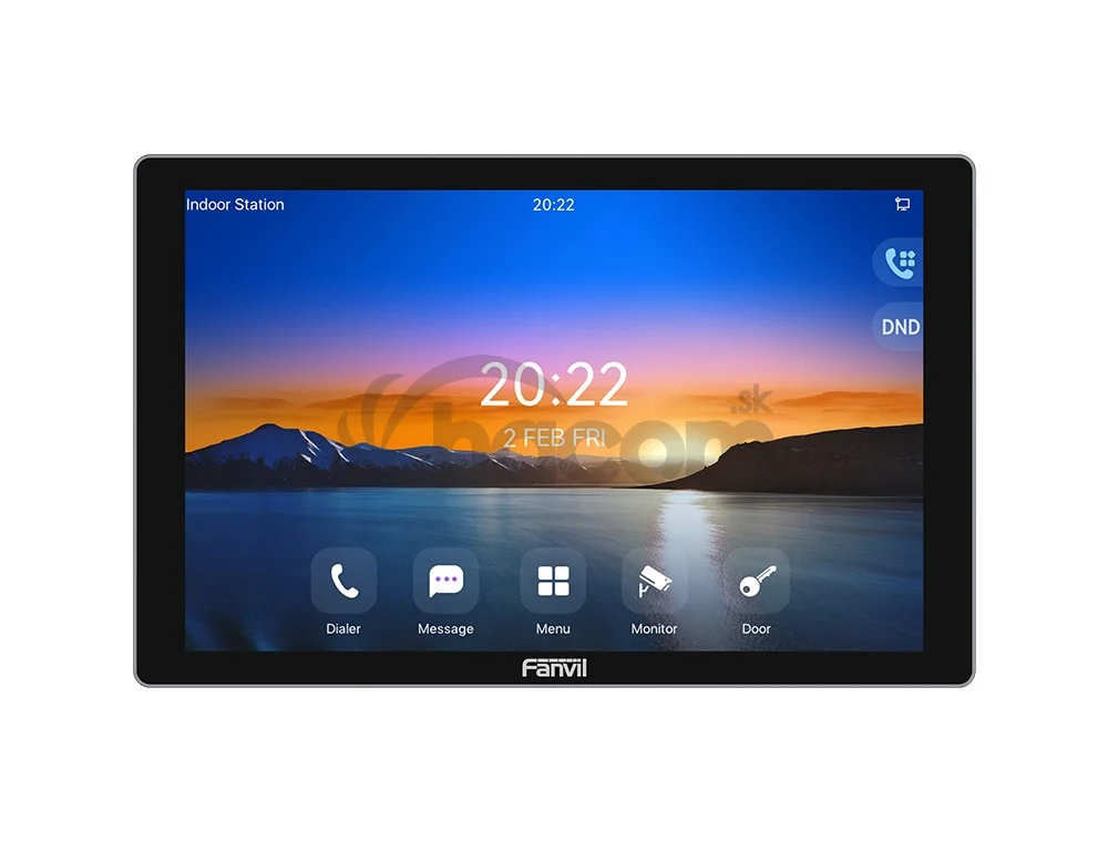 Fanvil i506W SIP vnútorná dotyková stanica, 10,1", Wi-Fi, PoE, 1080p