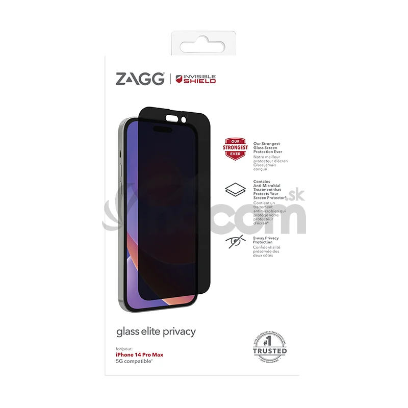 ZAGG Invisible Shield Elite Privacy sklo iPhone 14 Pro Max