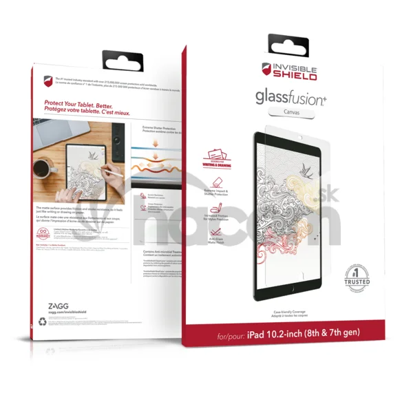ZAGG Invisible Shield Fusion + Canvas hybridné sklo iPad 10.2 CF
