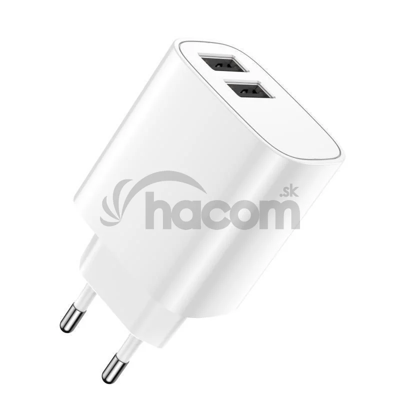 Nabíjačka do siete Forever 2xUSB 2,4A LS-03 biela