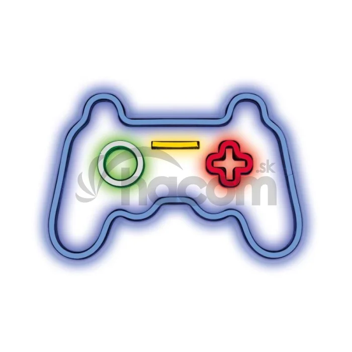 Dekoratívne PLEXI LED neón Gamepad multicolor