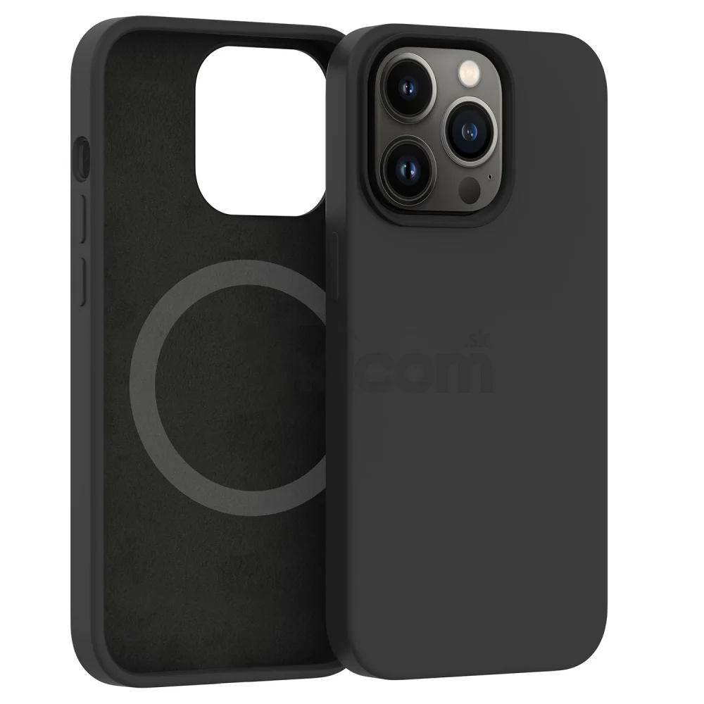 ER POWER Silikónový kryt CARNEVAL SNAP pre iPhone 14 plus s MagSafe - Červená