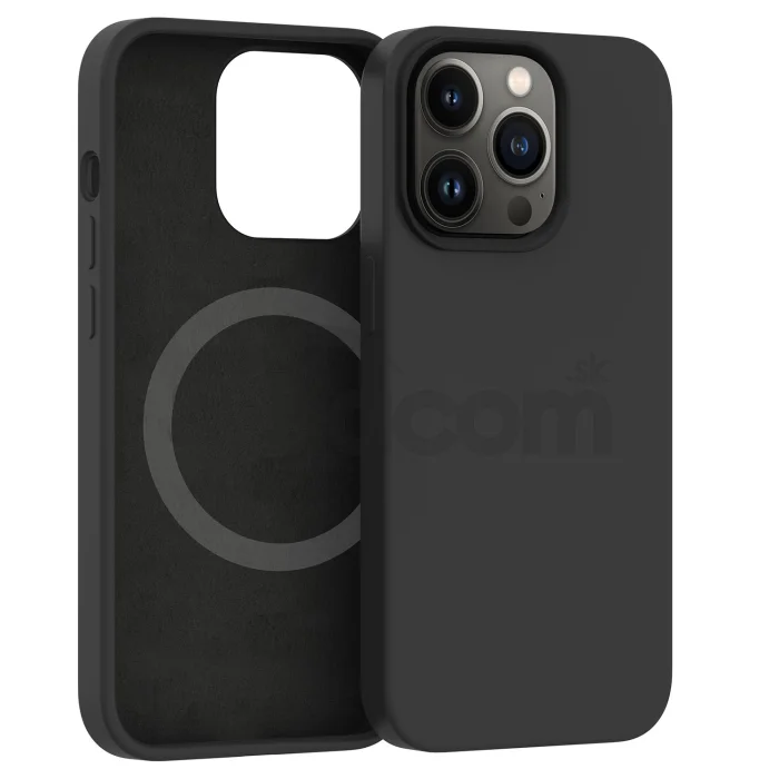ER POWER Silikónový kryt CARNEVAL SNAP pre iPhone 14 plus s MagSafe - Červená