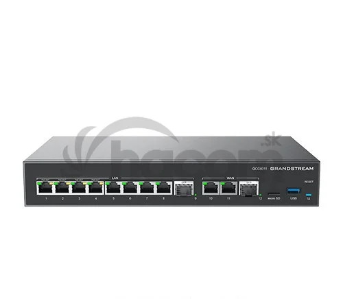 Grandstream GCC6011 all-in-one riešenie (VPN router, NGFW, PoE switch a IP PBX)